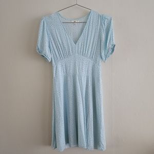 Sky Blue Baby Doll Dress